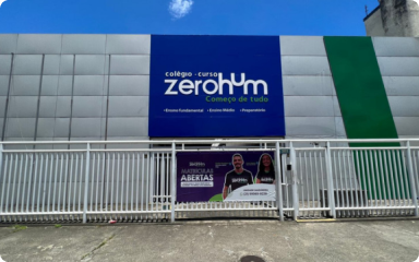 Sede do Colégio ZeroHum em Natal/RN