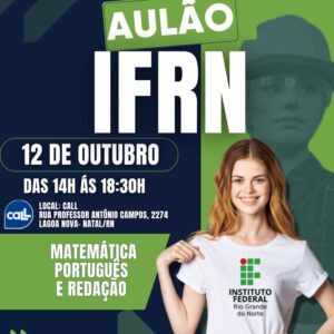 Presenteie Sabedoria: Aulão IFRN dia 12/10.